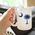 South Carolina Flag Coffee Mug - Large 15oz White Ceramic Mug - State Themed Drinking Decor and Gifts