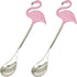 Maydahui 2PCS Flamingo Spoons - 5.1 Inch Animal Spoon, 18/10(304) Stainless Steel Dessert Spoon