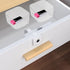 6pcs Clear Acrylic Storage Container, Desk Organizer Drawer Square Tray for Kitchen, Office, Gadgets, Pens