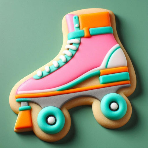 Vintage Roller Skate Cookie Cutter - 3.75 Inch from The Cookie Cutter Shop - Tin Plated Steel, Made in the USA