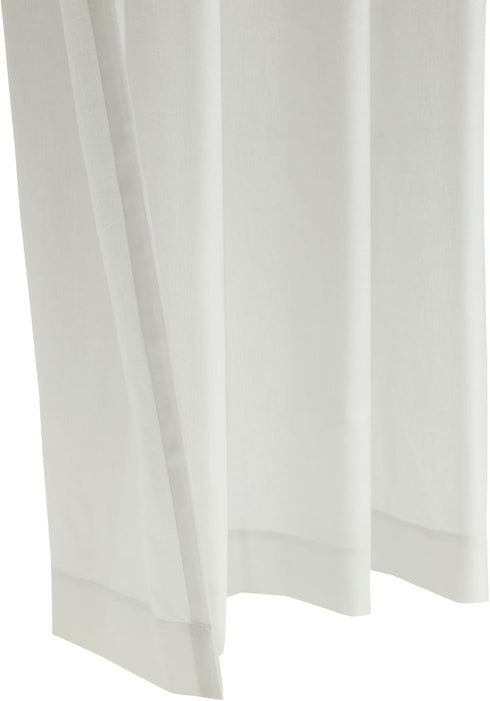 Weathershield Insulated Sheer Rod Pocket Curtain Panel - 50 x 84 in White