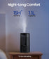Humidifiers for Bedroom (1.1L) - Small Cool Mist Humidifier for Home Plant, Quiet Ultrasonic