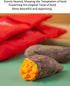 VASANA 4Pcs 4 Reusable Microwave Potato Bags Baking Potato Cooker Pouch Corn Baked Pouch Bag In Just Minutes Red Color