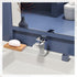 HTB Teak Soap Dish for Shower - Wood Decorative Bath Soap Holder with Heightened Base Design for Kitchen, Bathroom