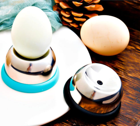 ChaLeeMoo Egg Piercer for Raw Eggs, Stainless Steel Egg Poker for Boiling Eggs, Great Eggshell Peeler Tool to Get Good