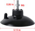 HSTECH 4 Pcs Black French Fry Suction Cup Feet for Industrial Commercial French Fry Cutter