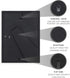 Langdon House 5x7 Picture Frames (Black, 12 Pack), Contemporary Frame Set, Wall Mount or Table Top