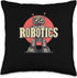 Robot Robotics Engineer Retro Throw Pillow for Teachers and Students