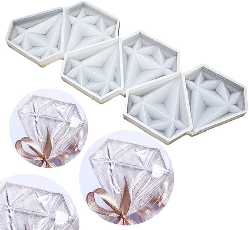 Cake Silicone Lollipop Molds, Jelly and Candy Molds, Variety Shapes Cake Decorating Form, 2PCS