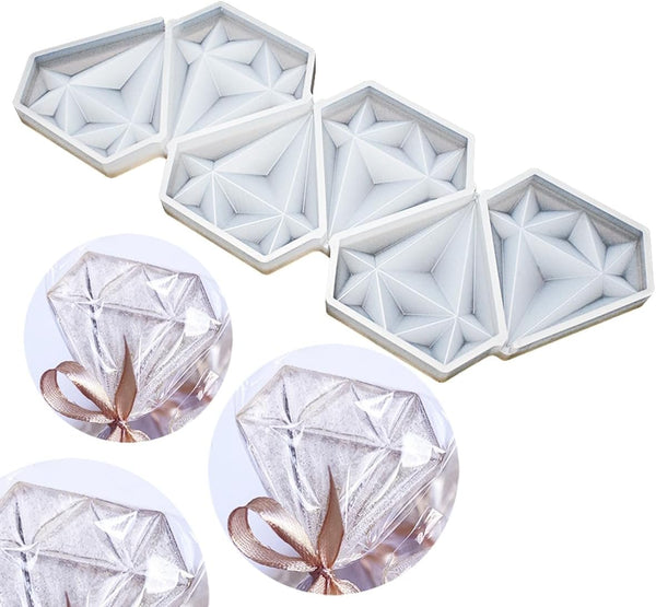 Cake Silicone Lollipop Molds, Jelly and Candy Molds, Variety Shapes Cake Decorating Form, 2PCS