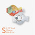 Display Buddie Adjustable Wall Plate Hanger, Secure for Oval Square Round Rectangle Displays, Steel with Silicone Hooks