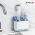 Counter JOMOLA Dish Brush Caddy for Kitchen Sink Toothbrush Holders for Bathrooms Sink Sponge Holder Kitchen Scrub Soap
