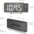 Projection Alarm Clock for Bedroom, Digital Clock with 180° Rotatable Projector, Large Display LED Alarm Clock