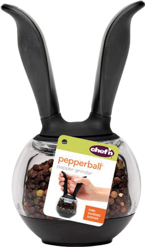 Chef'n PepperBall, Black and Clear