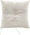 Awtlife Lace Pearl Wedding Ring Pillow Cushion, 8.26 Inch for Beach Wedding