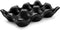 Flexzion Ceramic Egg Holder for Fridge, 6 Cups Egg Tray, Decorative Serving Dish for Kitchen Storage