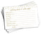 Wedding Advice and Well Wishes Cards, Gold Confetti, 50-Cards