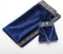 BLESSUME Square Velvet Altar Tarot Table Cloth and Pouch, Dark Blue