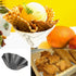 Tortilla Pan Set | 6 Pack Carbon Steel Non-Stick Taco Salad Bowl Maker with Silicone Potholder
