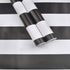 Peel and Stick Vinyl Black and White Striped Wallpaper - Self Adhesive Stripe Shelf Liner for Dresser Drawer Cabinets