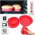 Silicone Mould for Baking Round Cake Pans Set of 4, Nonstick Layer Cakes Chocolate Rainbow for Birthday Wedding Party 4