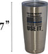 Rogue River Tactical Funny Police Officer 20 Oz. Travel Tumbler Mug with Lid, Vacuum Insulated Gift
