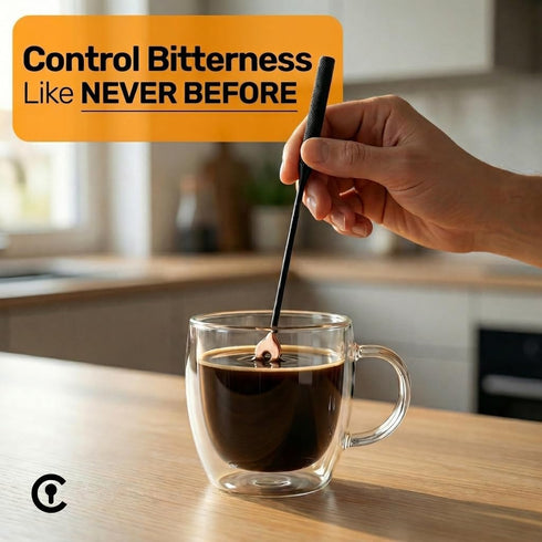Coffee Key Stirring Tool for Black Coffee Enthusiasts - Enhance Flavor & Smoothness