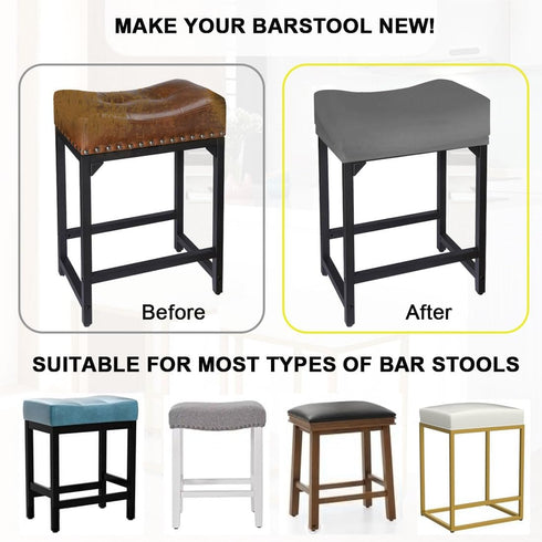 Levoberg Counter Counter 2 Bar Stool Cover Rectangle Velvet Stretch Height Barstool Slipcovers Rectangular Kitchen