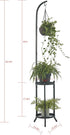 3 Tier Metal Plant Stands, Metal Corner Tall Plant Stands for Multiple Plants, Modern Flower Pot Holder Shelf Display