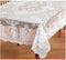 WUBODTI Christmas White Lace Rectangular Tablecloths, Floral Embroidered Angel Pattern, 60W x 84L for Baby Showers &