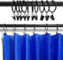 40 Pack Metal Curtain Rings with Clips, Vintage Black Drapery Clips Hooks, 1.5 in Interior Diameter