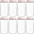 SHOWIN Overnight Oats Containers with Lids, 24oz Glass Jars with Lids 8