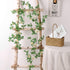 SOMYTING Artificial Daisy Garland, Decorative Fake Flower Vine, 5.6Ft Silk Flower Greenery for Home Garden Wedding Arch