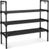 3 Closet, 5 LANTEFUL Tier Shoe Rack for Shoe Organizer with Hooks, Long Shoe Shelf Storage for Sneaker and Boot