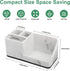 Counter PARKMANI Marble Bathroom Organizer, Kids Electric Toothbrush and Toothpaste Holders for Bathroom Organizers