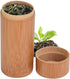 Mumusuki Tea Jar, Portable Sealed Tube Tea Storage Box for Farmhouse Kitchen Counter (M)