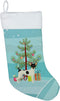 Caroline's Treasures CK3567CS Toy Fox Terrier Christmas Tree Stocking, Fireplace Hanging Stockings for Holiday Decor