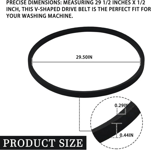 WH1X2026 Drive Belt for GE Washing Machines, Compatible with WH01X2026, WH1X1249, WH01X1249, WH1X2026R V Belt