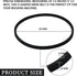 WH1X2026 Drive Belt for GE Washing Machines, Compatible with WH01X2026, WH1X1249, WH01X1249, WH1X2026R V Belt