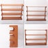 Eloplzxe 4 Closet,Small Closet 26.777.4819.3inch Shoe Rack,Small Tier Shoe Organizer Storage Shelf,Bamboo Narrow Shoe
