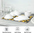 Yellow Sunflower Dish Drying Mat, 18x24 inch Floral Kitchen Counter Protector for Dishes and Bottles