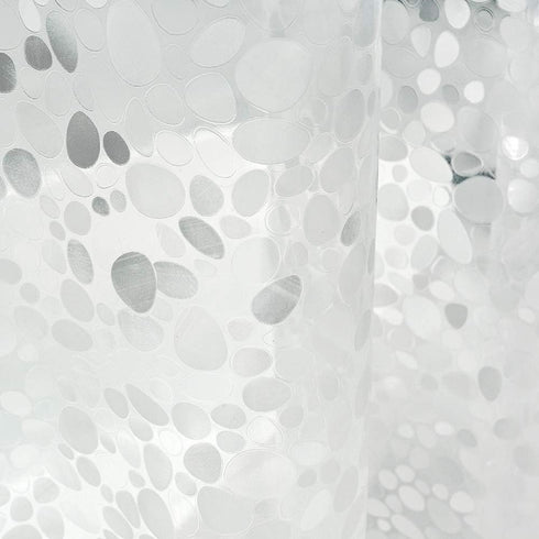 EurCross Stall Shower Curtain Liner - 54 x 72 inch EVA Waterproof Weighted Clear Shower Liner with Magnets