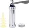 Topyond Cookie Press with 24 Nozzles, Adjustable Biscuit Maker Machine, Cookie Gun for Baking Cakes, 20 Discs