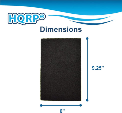 HQRP 4-Pack Carbon Filter C compatible with Holmes Models HAPF60, HAP726, HAP750, HAP756, HAP759, HAP715
