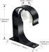 TOKPLNU Ceiling Curtain Rod Bracket, 4 Pack Heavy Duty Holders, Aluminum Alloy, Black Ceiling Hooks for 1 Inch Rods