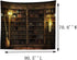 Kanora Vintage Bookshelf Tapestry Wall Hanging - Study Room Picture Art Tapestry Retro Bookshelf Wall Art Library