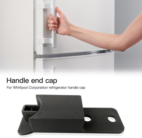 W10917049 Handle End Cap Replacement for Whirlpool WRT108FZDT01 Refrigerator, Replace W10838116, PS11770023, W10653466