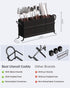 Black Kitchen Utensil Holder, Elegant Silverware Holder, Versatile Picnic and Flatware Caddy for Countertop