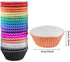 BAKHUK 500pcs Cupcake Liners for Baking, Foil Cupcake Liners, Standard Size 2 Inches, 10 Colors