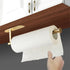 2PCS Fliverly Self Adhesive Paper Towel Holder Under Cabinet Mount, Wall Mounted Paper Towel Roll Holder for Kitchen